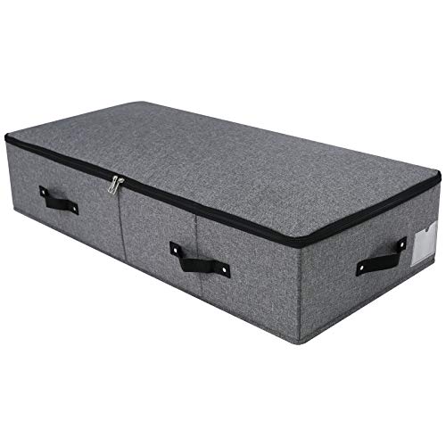 Under Bed Storage Bins with Lids, Closet Organizer... (Plastic)