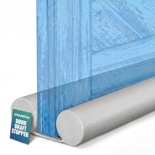 Under Door Draft Stopper - Door Sweep Gap Filler S... (Gray | Polyester)