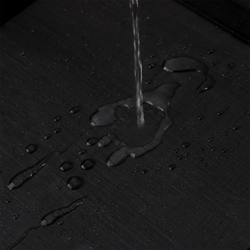 Extra-large Tarp Storage Bag (Black, 45Gal/170L) | Double Zipper, Moisture Resistant and Dustproof, Lightweight Foldable for Moving, Travel, Camping, and Seasonal Organization