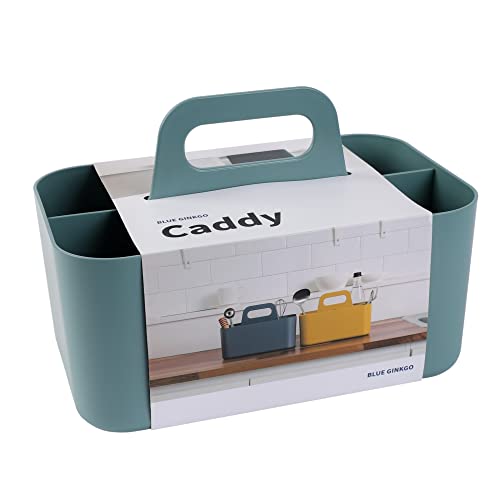 Stackable Organizer Caddy, Rectangle, Green, Made... (GREEN | Polystyrene)