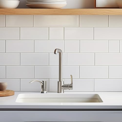 Built in Kitchen Sink Soap Dispenser (Brushed Nick... (Brushed Nickel | Plastic)