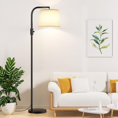 Arc Floor Lamp for Living Room with Rotary Switch,... (Metal)