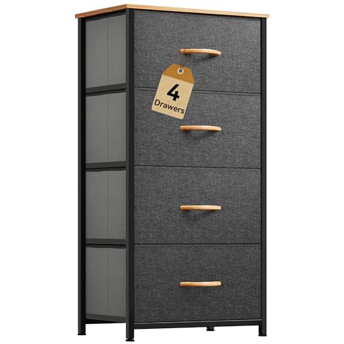 4 Drawers Dresser, Small Dresser for Bedroom