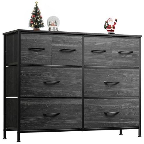 Wide Dresser for Bedroom, 8 Drawer Chest of Drawer...