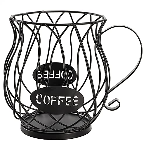 Coffee Pod Holder, Coffee Capsule Basket for Count... (black | Iron)