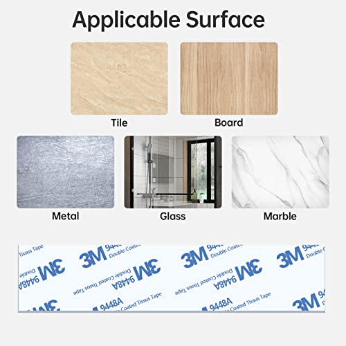 Mbillion Brushed Silver SUS304 Paper Towel Holder | Wall mounte and self-adhesive under cabinet paper towel rack, premium stainless steel for kitchen