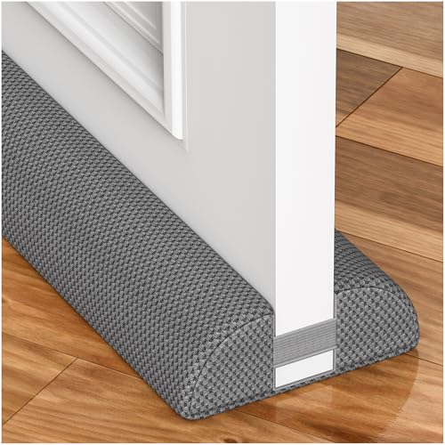 30 Inch Door Draft Stopper, Fits 24-30" Doors, 0.5... (Gray)
