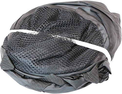 Simple Houseware Mesh Pop-Up Laundry Hamper with Side Pocket, 2 Pack, Black