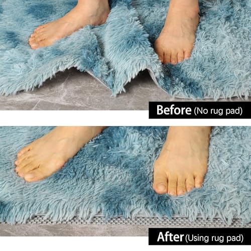 Non-Slip Mat Area Rug Pad Anti Slip Gripper Roll Rubber Matting Waterproof Floor Mat PVC Shelf Drawer Liner for Home, Office, Cars, Caravans (Gray, 30 x 200 cm)