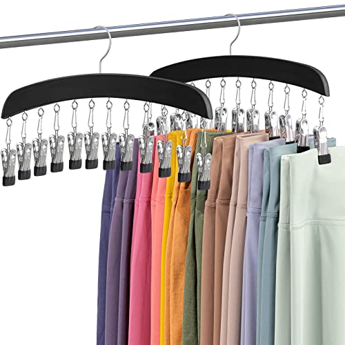 Wooden Leggings Hangers, Scarf Hangers for Closet,...