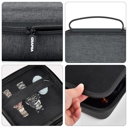 Travel Sunglass Organizer Case for Quay Polarized Sunglasses Men Women, Trendy Glasses Storage Box (Bag Only)