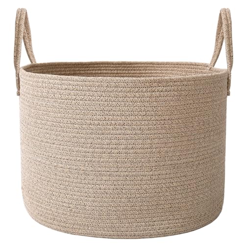 65L Extra Large Machine Washable Cotton Rope Blank... (Oatmeal | Cotton)