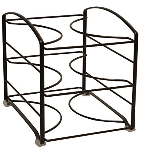 Wrap Organizer Rack for Kitchen Cabinet, 3 Tier, B... (Bronze | Alloy Steel)