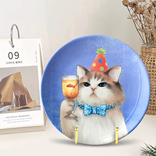 6 Inch Plate Stands for Display, 5 Pack Plate Hold... (Gold | Metal)