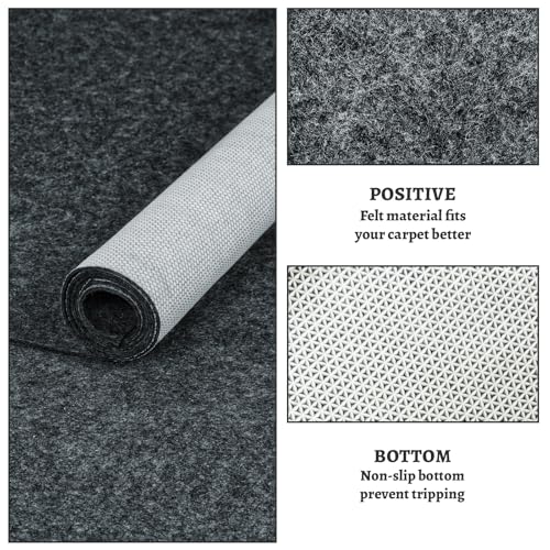 100% Waterproof Rug pad, 6x9 ft Area Rug Non-Slip Rug Pads, Carpet Pads for All Floors and finishes, Felt pad for Hardwood Floors, Keep Carpets in Place Soft and Secure