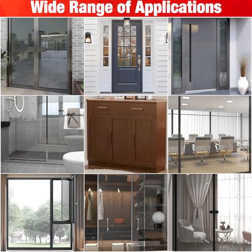 Door Draft Stopper for Side of Door Frame 1.97 in x 20 Ft T-Shaped Silicone Weather Stripping Door Seal Strip Draft Blocker - Clear