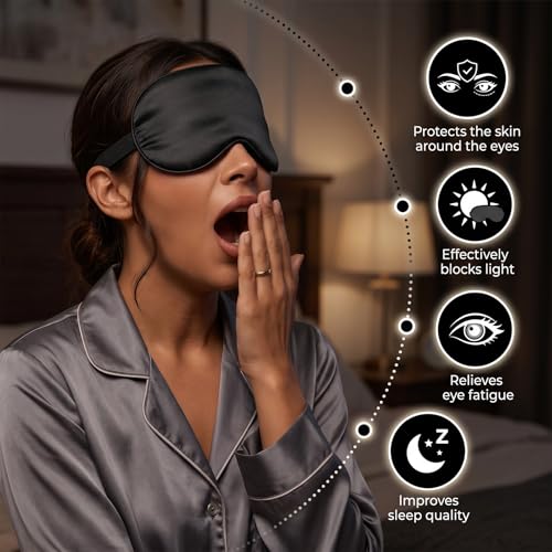 20 Pack Sleep Mask Blackout Imitation Silk Sleep Mask Eye with Adjustable Strap Sleeping Cover Eye Cover Blindfold Eyes with Bag for Women Men Travel Gift Back and Side Sleeper