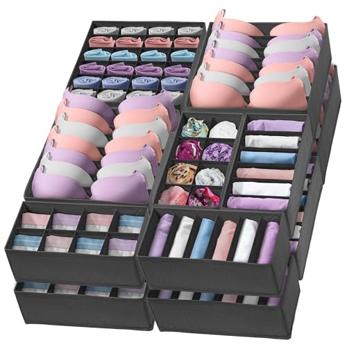 Sock Organizer (14 Pack) (14 Count | Dark Gray)