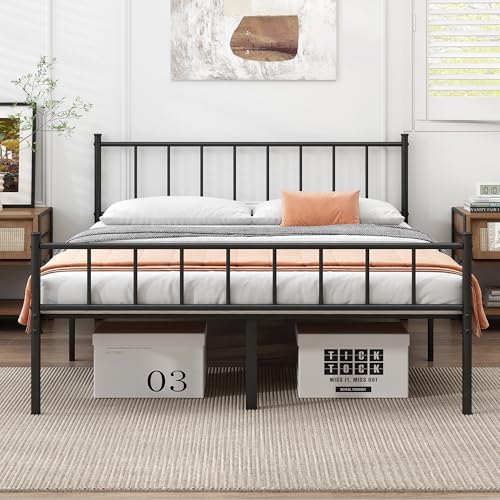 Full Metal Bed Frame,Steel Slat Support,Noise Free...