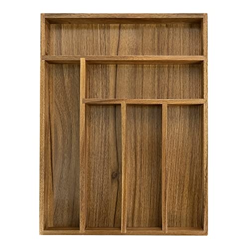 Luxury Acacia Kitchen Drawer Organizer - Silverwar... (Acacia Wood | Acacia Wood)