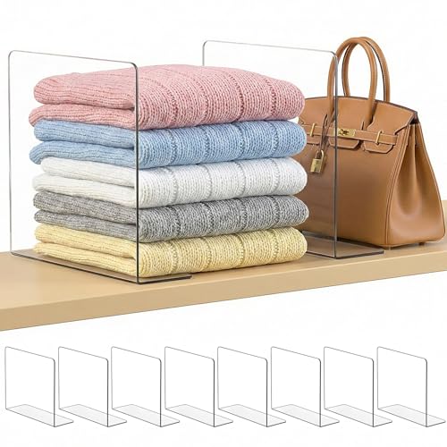 Shelf Dividers for Closet Organization: 10" Tall x...