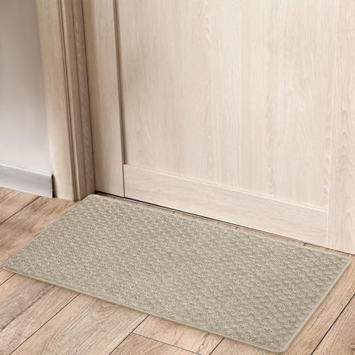 PURE ERA 2x3 Feet Area Rug Carpet Stair Landing Mat Landing Rug | Small Rug Tape Free Self Adhesive Non Slip, Indoor Doormat Floor Mat for Stairs Kitchen Entryway, Rug Washable and Reusable