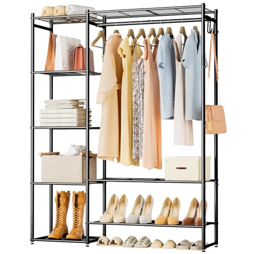 Closet Wardrobe, Closet Organizers and Storage Sys... (Black | Alloy Steel)