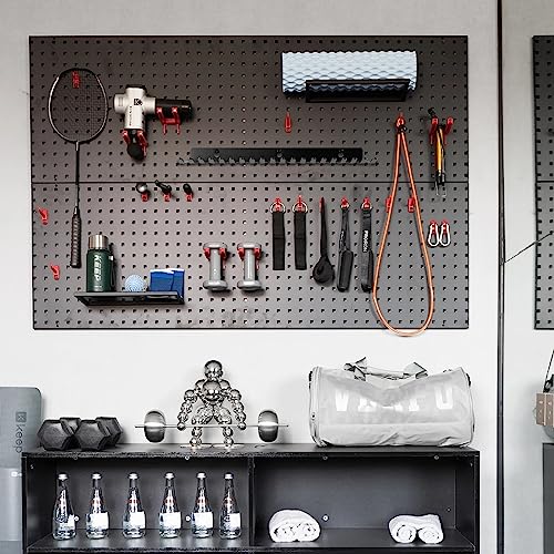 19 Slots Wall mountable Cable Hanger and Organizer,Cable Holder,Cable Organizer Studio Storage,Slots Width from 5.5 to 9.5mm for Cord Management Rack