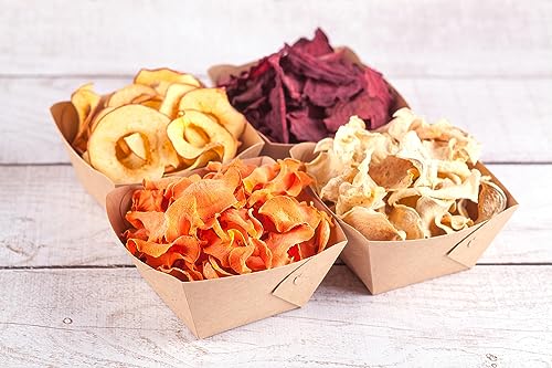 4 Fruit Leather Silicone Dehydrator Sheets with EDGES - NON-Toxic for Nesco Round Dehydrators Lip Mold Hold Batter Liquids Fruit Roll Up Fruit Leather Circle ReUsable Flexible Non Stick