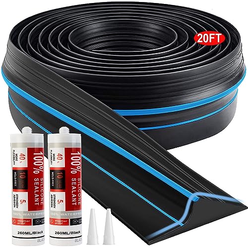 Universal Garage Door Threshold Seal Strip 20FT Ki... (Rubber)