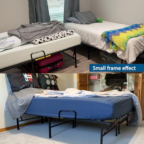 Anti Non Slip Mattress Retainer Bar Holder in Place Mattress Slide Stoppers Metal Bed Gripper to Prevent Sliding Footboard(Big-2pcs)