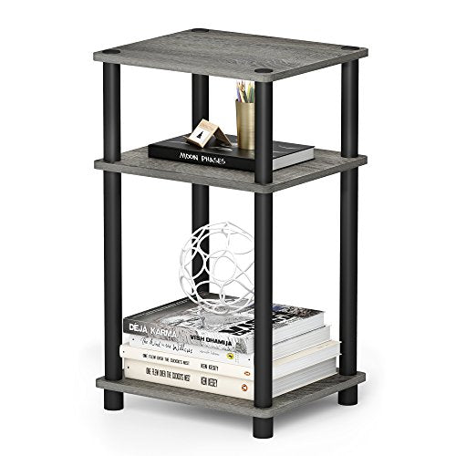 JUST Side Table, 3-Tier End Table, Open Shelves Ni... (Engineered Wood)