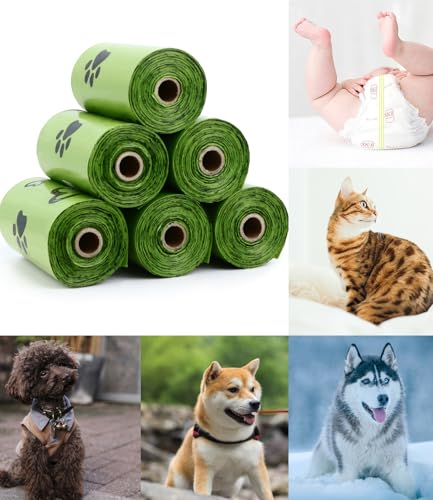 Yingdelai Dog Poop Bag Biodegradable - 540 Count Dog Waste Bags with Dispenser, Extra Thick Strong Leak Proof Poop Bags for Dogs Doggy | Scented