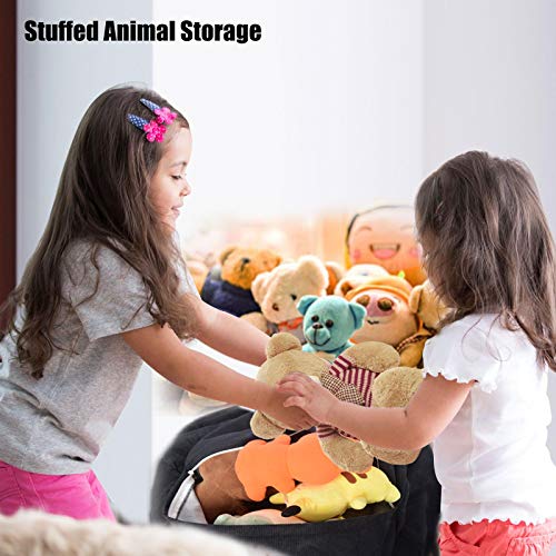 Stuffed Animal Storage Bean Bag Chair Cover (No Filler) Washable | Bean Bag Cover Storage- Washable Ultra Soft Corduroy Cover for Organizing Plush Toys or Textile, Sack Bean Bag