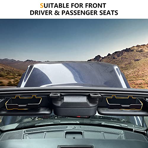 Sunglasses Holder for Ford Bronco 2/4 Door 2021-2026 Accessories | Sun Visor Organizer for Card, Glasses, Sunglass Storage, No Drill, Hanging Box for Bronco Off-road, Not for Bronco Sport SUV