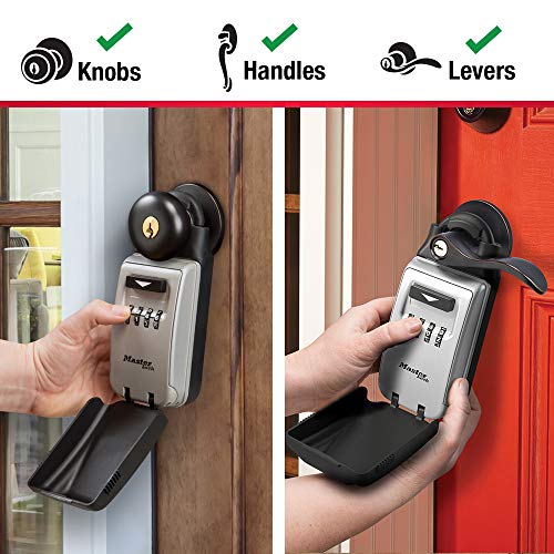 Master Lock 5420EC Set Your Own Combination Portable Lock Box with Adjustable Shackle, 6 Key Capacity
