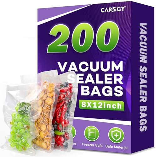 CAREGY Vacuum Sealer Bags 200 Quart
