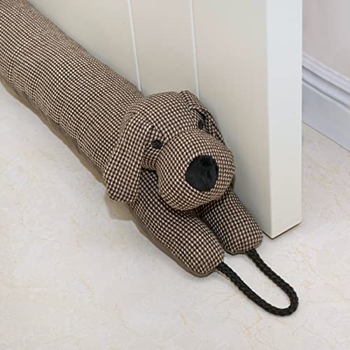 Under Door Draft Stopper Decorative Wind Stopper 3... (Brown Dog)