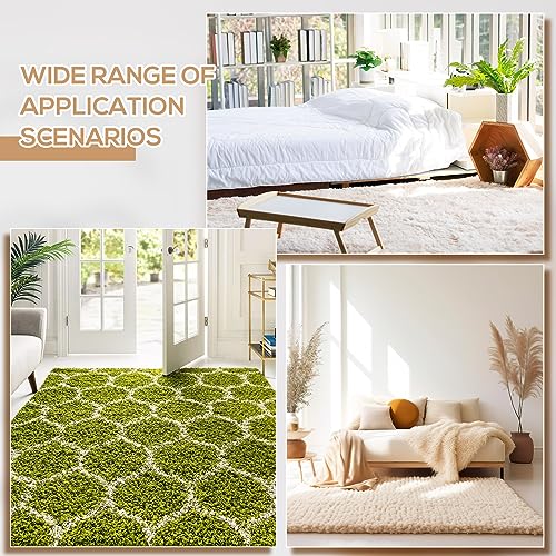 Tudomro 4 Pcs 80'' x 40" Non Slip Rug Pad Tufting Backing Cloth 2mm Thick Rug Backing Fabric with Vinyl Dots tufting Supplies for Tuft Gun Carpets Rugs Making Cushion Punch Fabric Needle