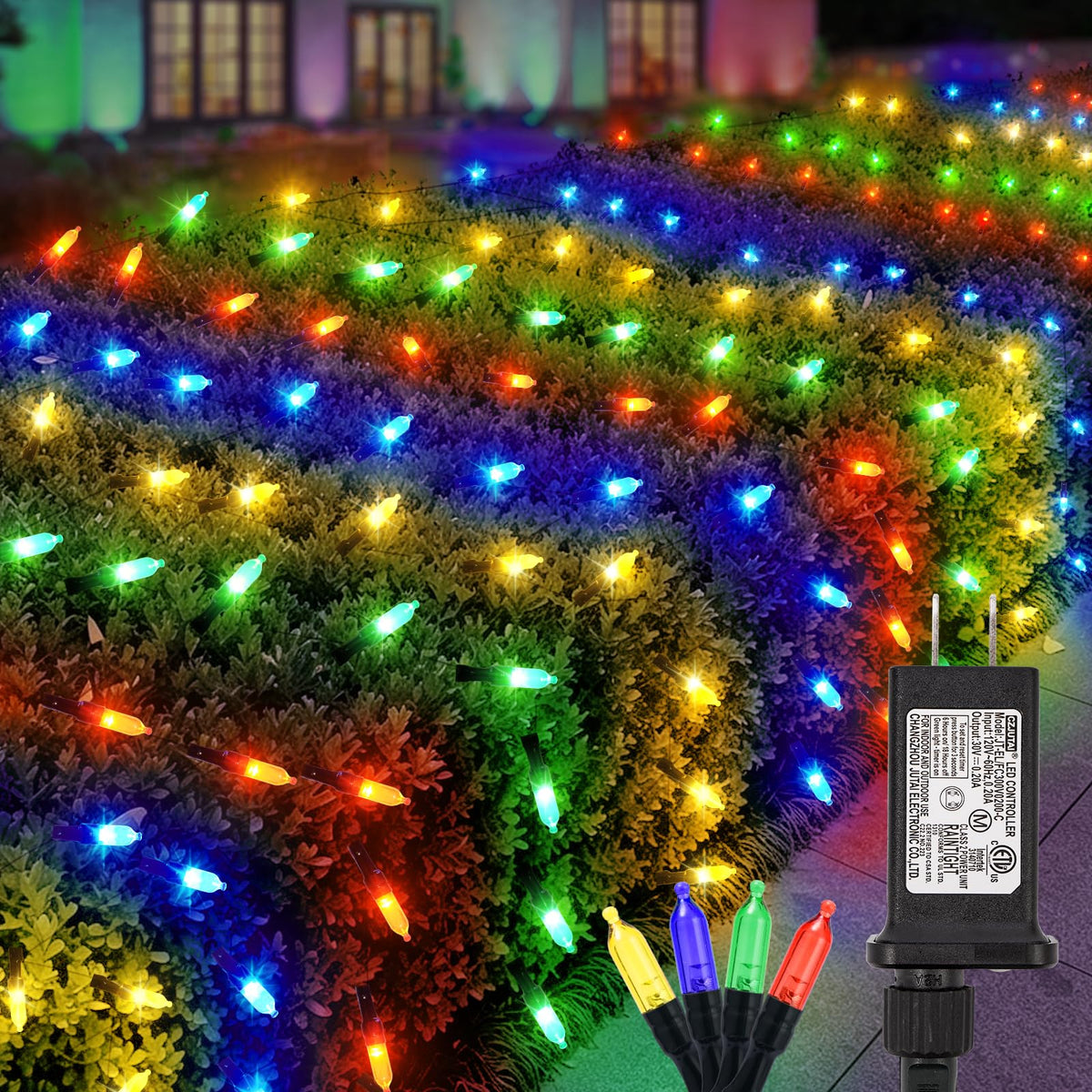 Christmas Net Lights Outdoor (Multi-2PCS)