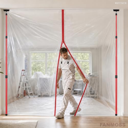 Dust Barrier Poles Kit