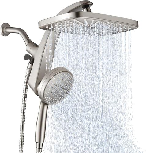 Rain Shower Head with Handheld Showerhead