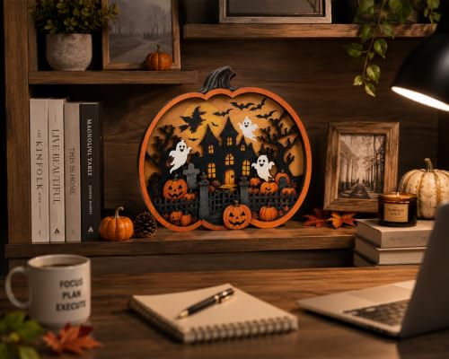 Vintage Halloween Decor 2026 (Pumpkin Sign)