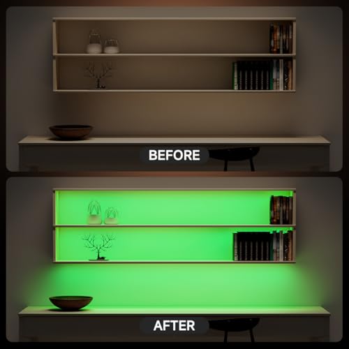 FCOB COB LED Strip Lights 5V USB Powered Green Color for TV (Green / 3.28FT)