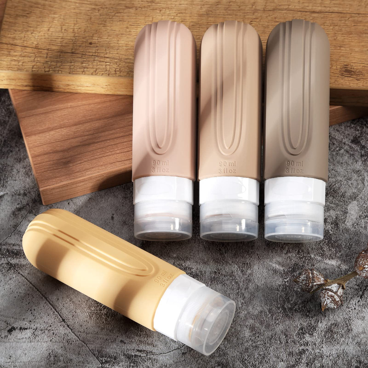 Travel Bottles for Toiletries (Apr-3oz)