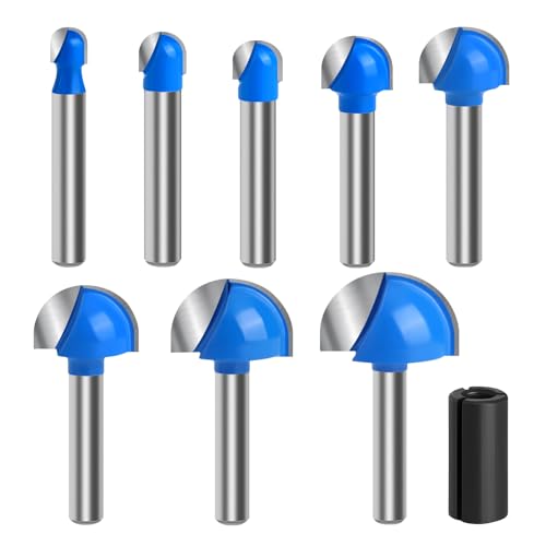 8pcs Core Box Router Bit Set