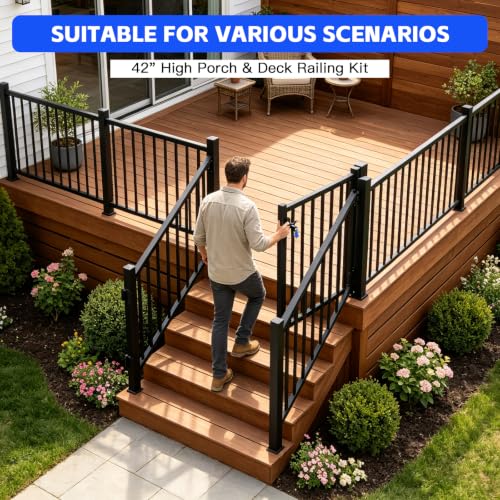 4ft W x 42in H Aluminum Deck Gate Kit (48" W x 42" H Aluminum)