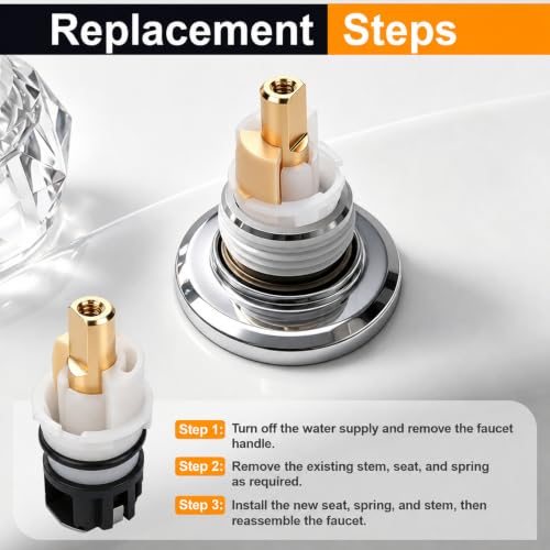 RP25513 Faucet Stem Replacement Kit for Delta Two Handle Faucet