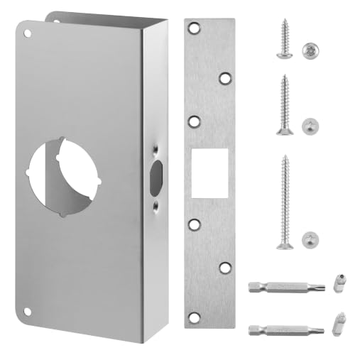 Stainless Steel Lock and Door Reinforcement Plate for 1