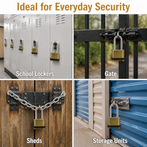 2 Pack 4 Digit Combination Lock